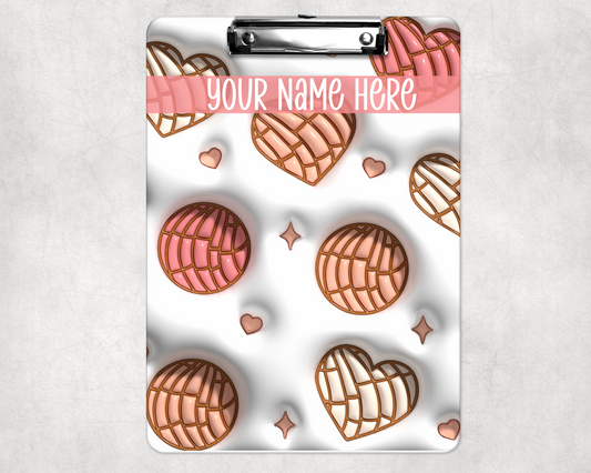 Conchas Cuteness 3D Clipboard