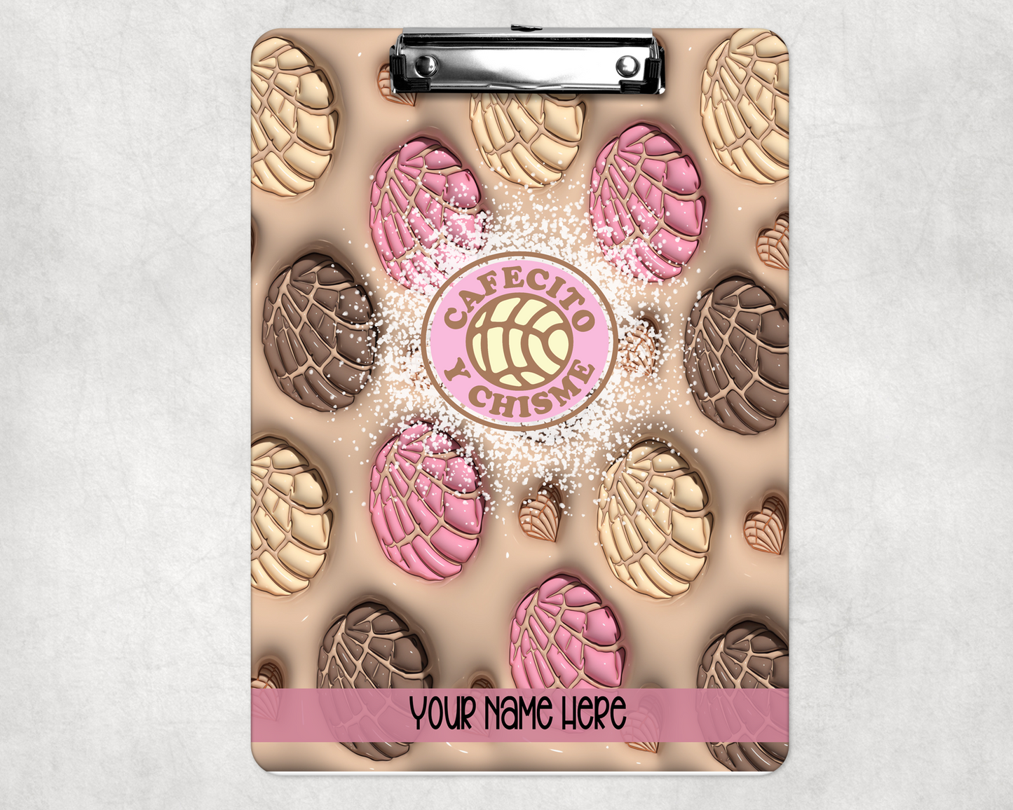 Conchas Cafe Y Chisme 3D  Clipboard